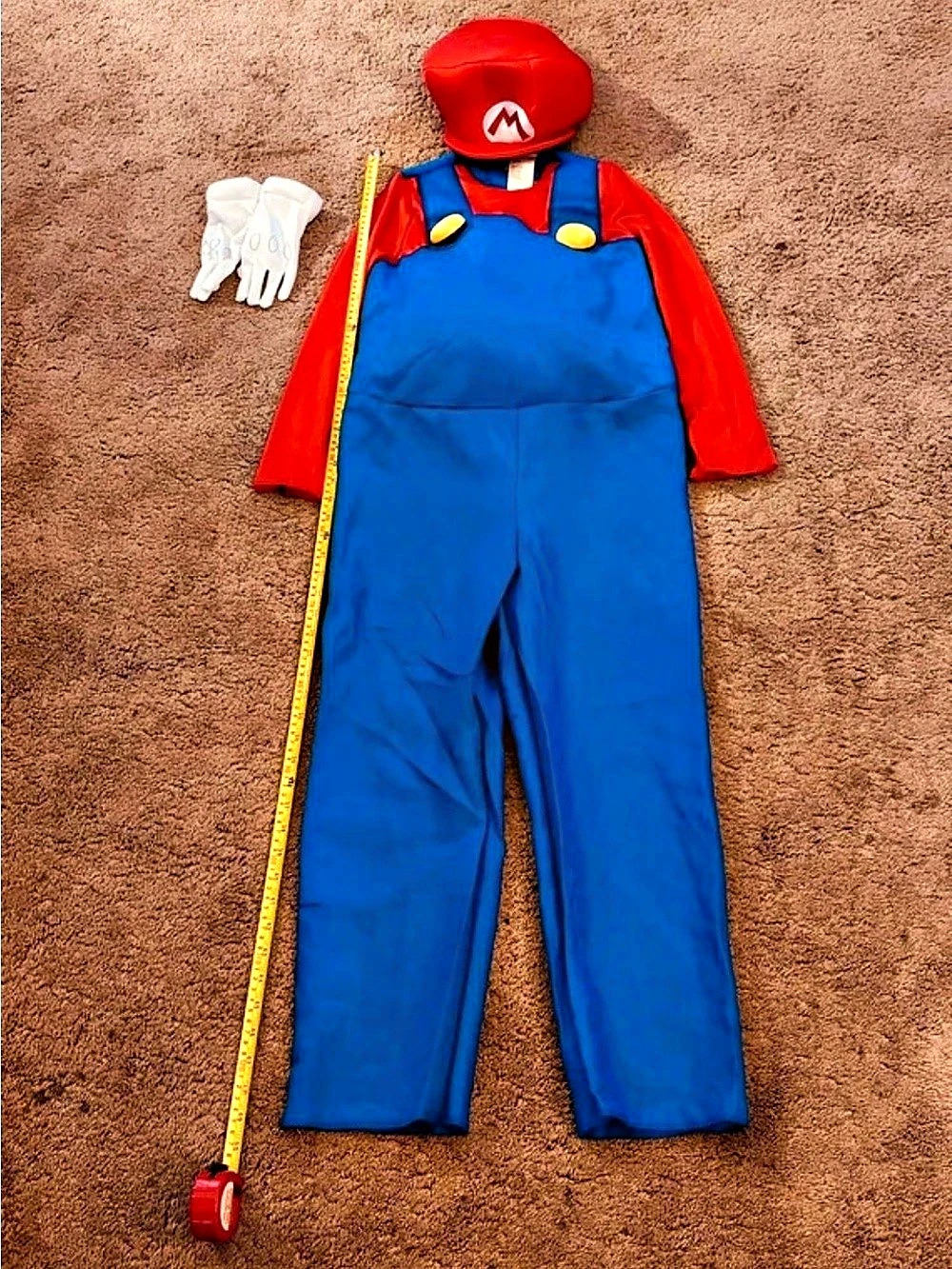 Mario costume Kids Superhero Costume Blue & Red Like New